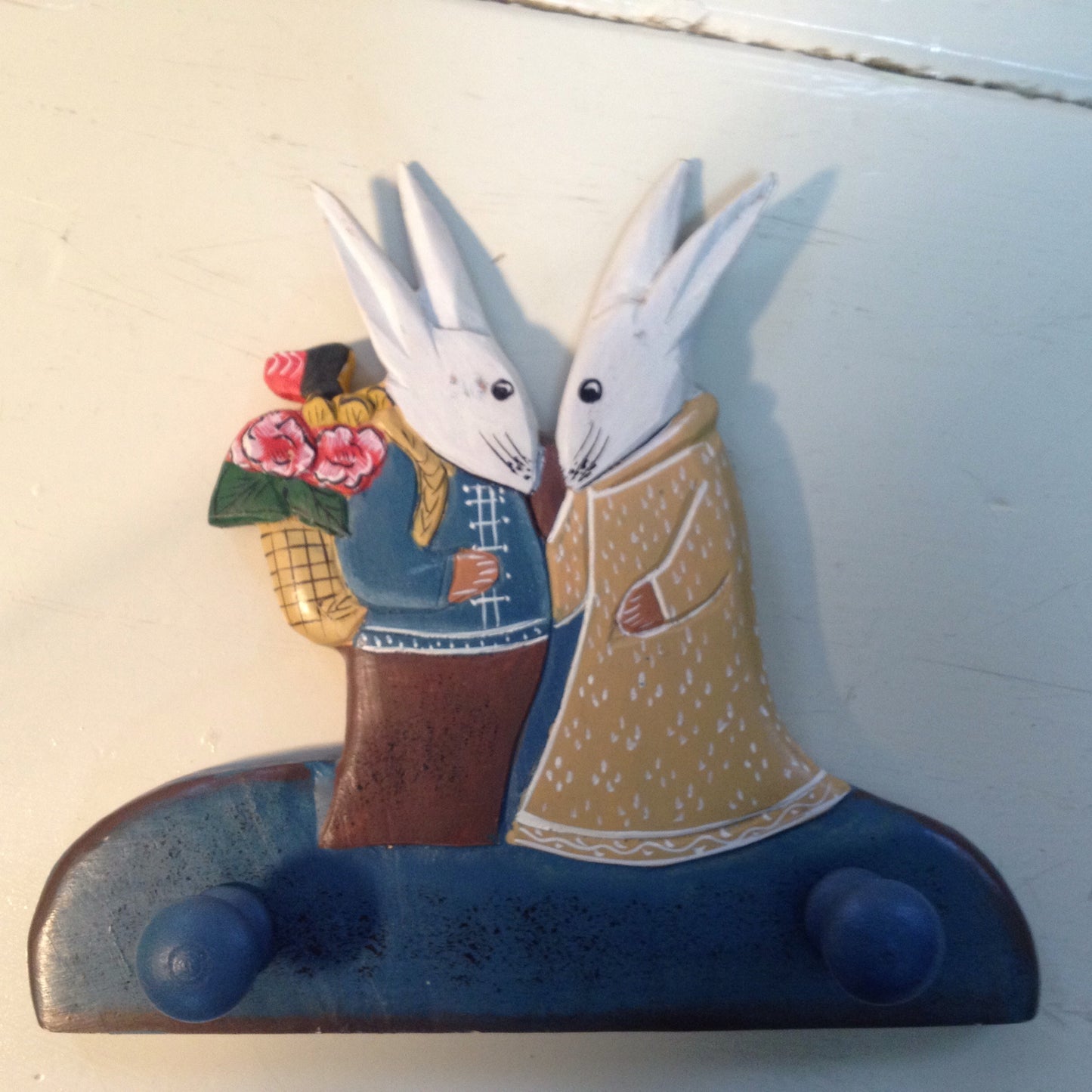 Rabbit Wooden Coat Rack